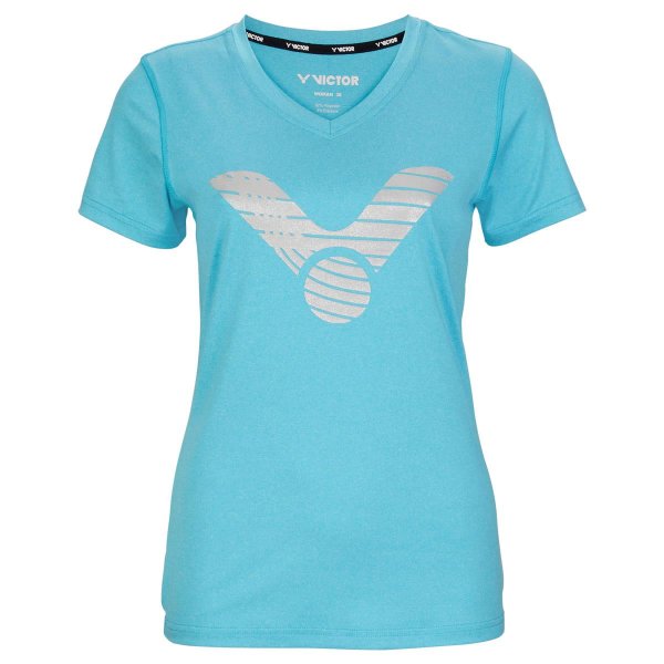 VICTOR - T-Shirt Damen T-04104 M iceblau