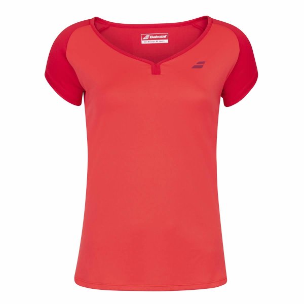 BABOLAT - Play Cap sleeve Top women tomato red