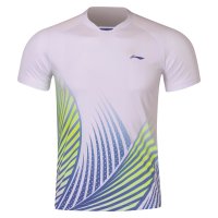 LI NING Herren Competition Shirt Team Line weiß