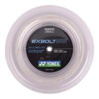 YONEX - EXBOLT 65 Badmintonsaite 200m Rolle weiss