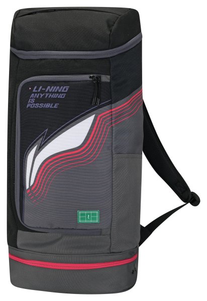 LI NING - Rucksack Schlägertasche Compartment schwarz/grau