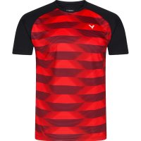 VICTOR - T-Shirt T-33102 CD Herren Teamwear 2023 schwarz/rot