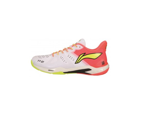 LI NING - Unisex Badmintonschuh Wolke weiß/rot