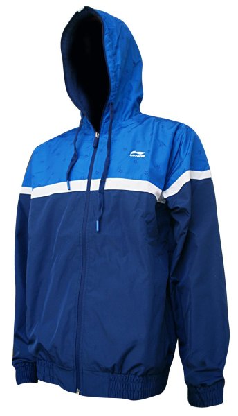 LI NING - Unisex Kapuzenjacke blau