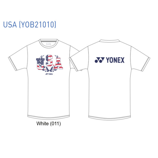 YONEX - Herren Shirt YOB2101 white USA