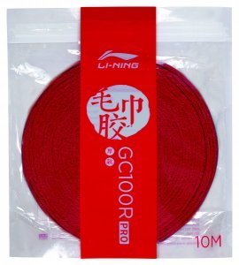LI NING - Frottee Griffbandrolle GC 100 10m div. Farben rot