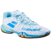 BABOLAT - Shadow Tour 4 Damen Badmintonschuh weiss/blau