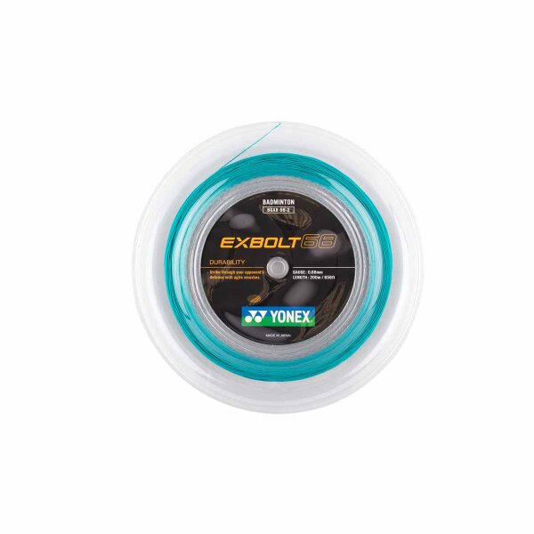 YONEX - EXBOLT 68 Badmintonsaite 200m Rolle turquoise