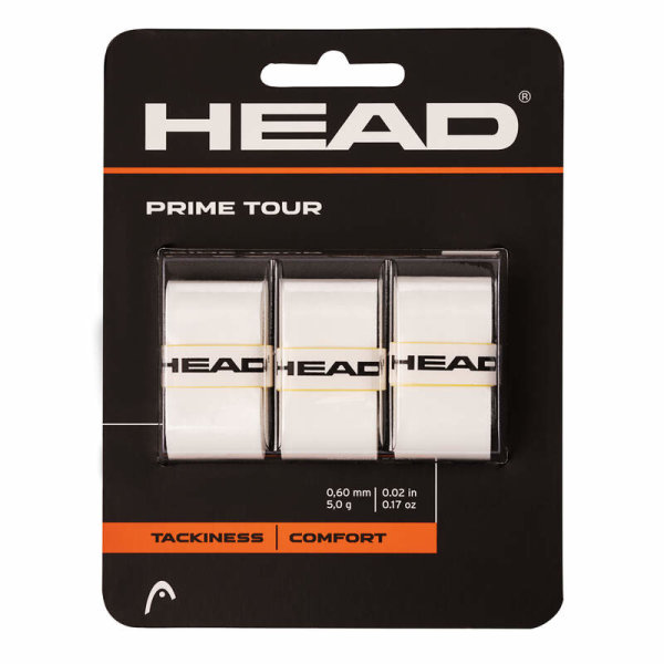 HEAD - PRIME TOUR Overgrip 3er Pack weiß