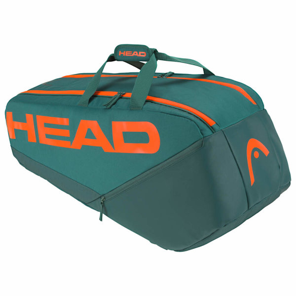 HEAD - Pro Racquet Bag L dark cyan/fluo orange