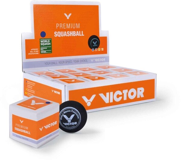 VICTOR - Squashball einzeln blau (schnell)