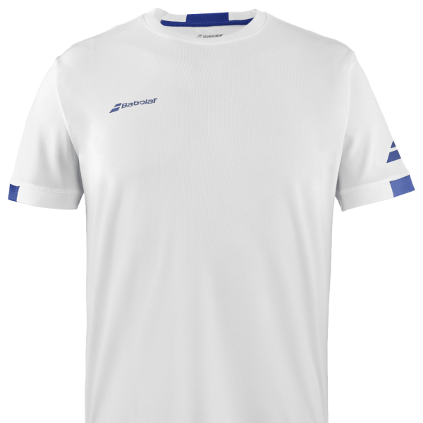 BABOLAT - Play Crew Neck Tee Herren white S
