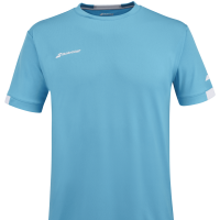 BABOLAT - Play Crew Neck Tee Herren cyan blue S