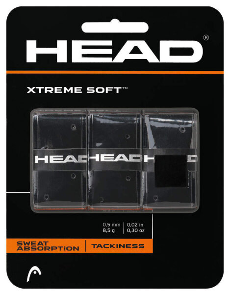 HEAD - Xtreme Soft Grip 3er Pack Overgrip schwarz