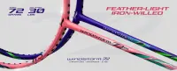LI NING - Windstorm 72 Speed hellrot Badmintonschläger