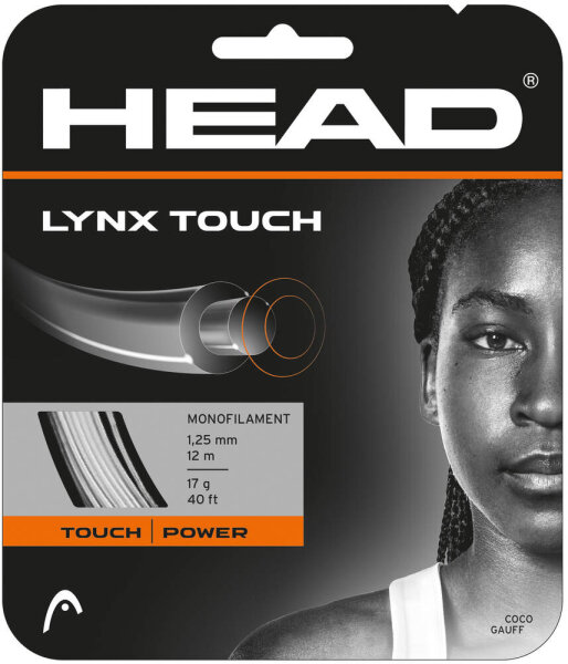 HEAD - Lynx Touch 12m Set Tennissaite transparent black