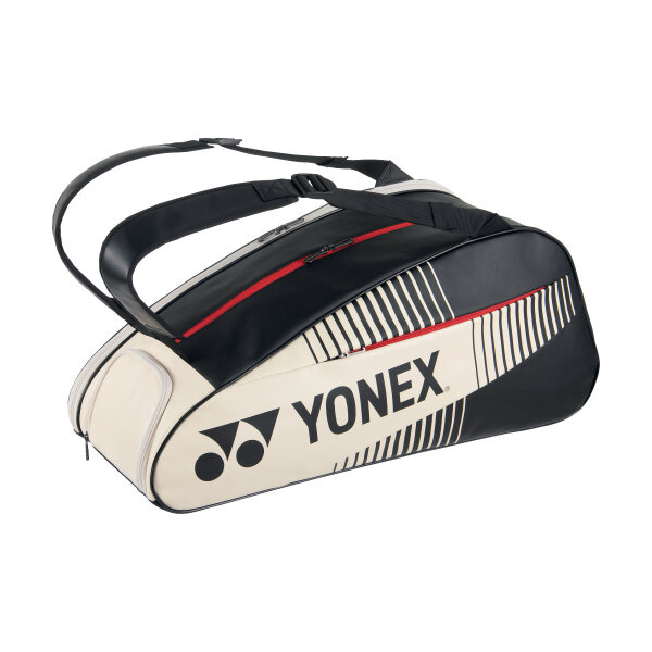 YONEX - 82426 ACTIVE RACQUET BAG (6PCS) black/beige