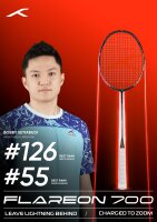 HUNDRED - FLAREON 700 (4U) Badmintonschläger