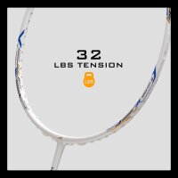 HUNDRED - NUCLEAR 72 weiß Badmintonschläger