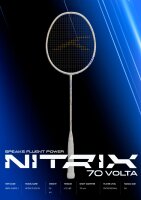 HUNDRED - NITRIX 70 VOLTA (4U) Badmintonschläger