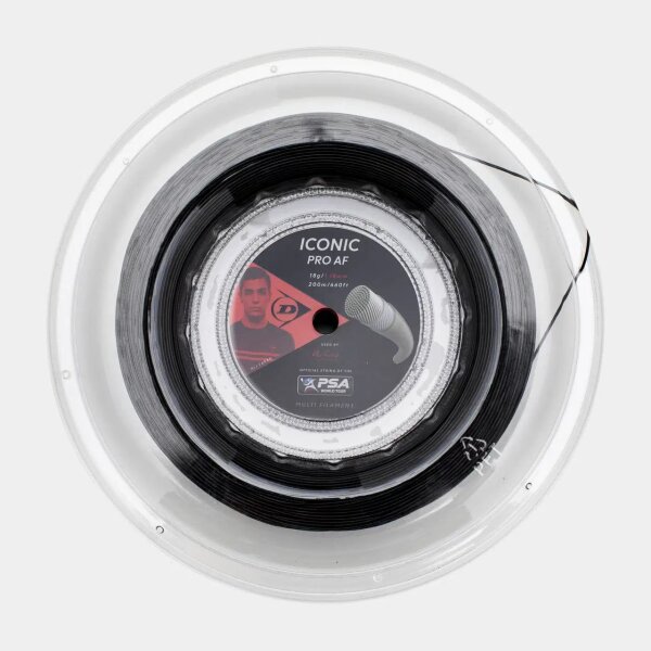 DUNLOP - ICONIC PRO AF 1,18mm 200m Rolle Squashsaite
