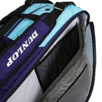 DUNLOP - D Tac FX-Performance 8er Racket Bag violett/schwarz/cyan