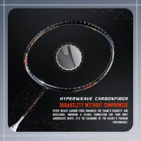 HUNDRED - Z-Tronic 100 (4U) schwarz/weiß Badmintonschläger