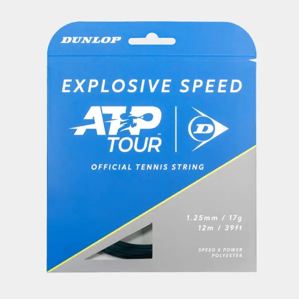 DUNLOP - EXPLOSIVE SPEED 1,25mm (12m Set) schwarz Tennissaite