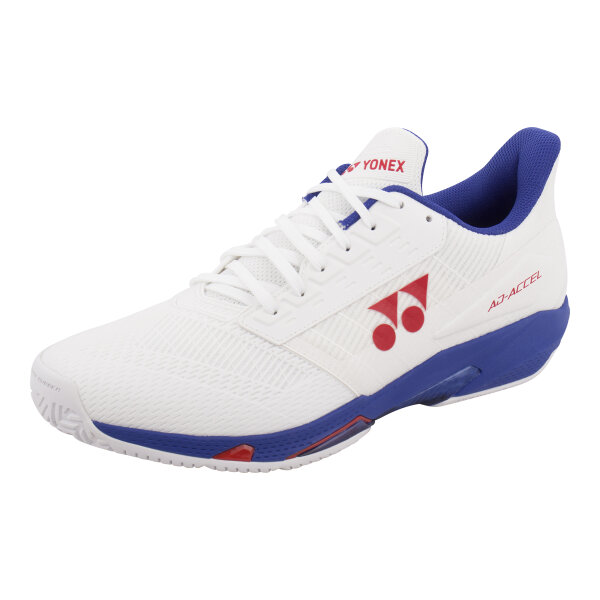 YONEX - AD-ACCEL CLAY WIDE white/purple Tennisschuh Sandplatz