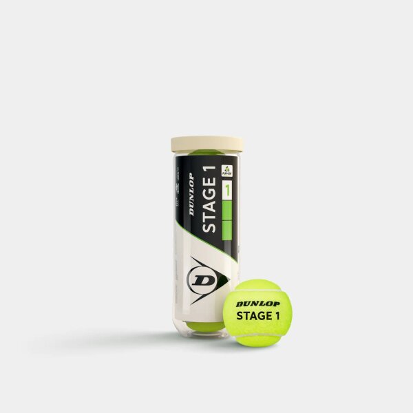 Dunlop - Stage 1 grün 3er Dose Tennisbälle