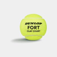 Dunlop - Fort Clay Court Tennisbälle 4er Dose