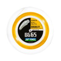 YONEX - BG 65 Badmintonsaite 200m Rolle orange