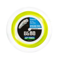 YONEX - BG 80 200m Rolle Badmintonsaite gelb