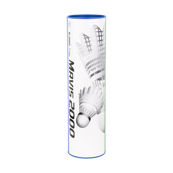 YONEX - Kunststoffball  Mavis 2000 Rolle (6 Stück) weiss