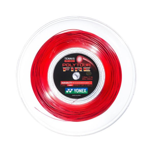 YONEX - POLY TOUR FIRE 120 rot 200m Rolle