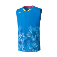 YONEX - Herren Sleeveless Shirt 10379 blau Japan National...