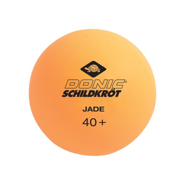 SCHILDKRÖT - Tischtennisball Jade, Poly 40+ 6er orange 618378