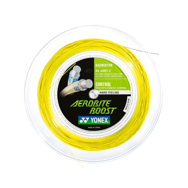 YONEX - Aerobite Boost 200m Rolle gelb/grau